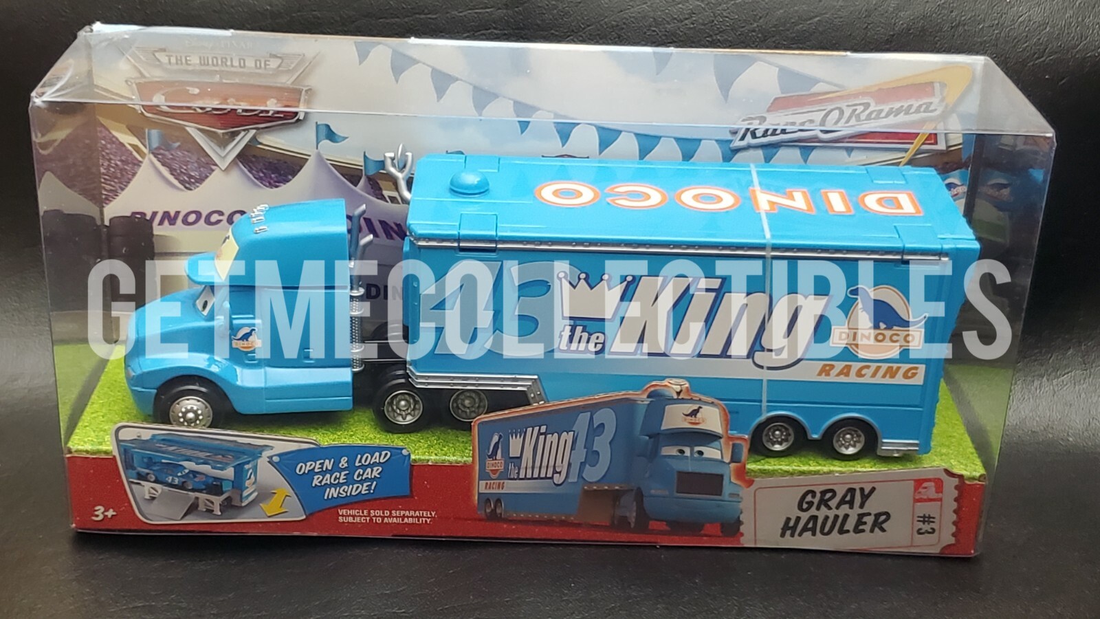 カーズ マテル GRAY HAULER ダイナコ ミニカー ピクサー ハウラー DISNEY PIXAR CARS DINOCO THE KING GRAY HAULER ROR SAVE 6