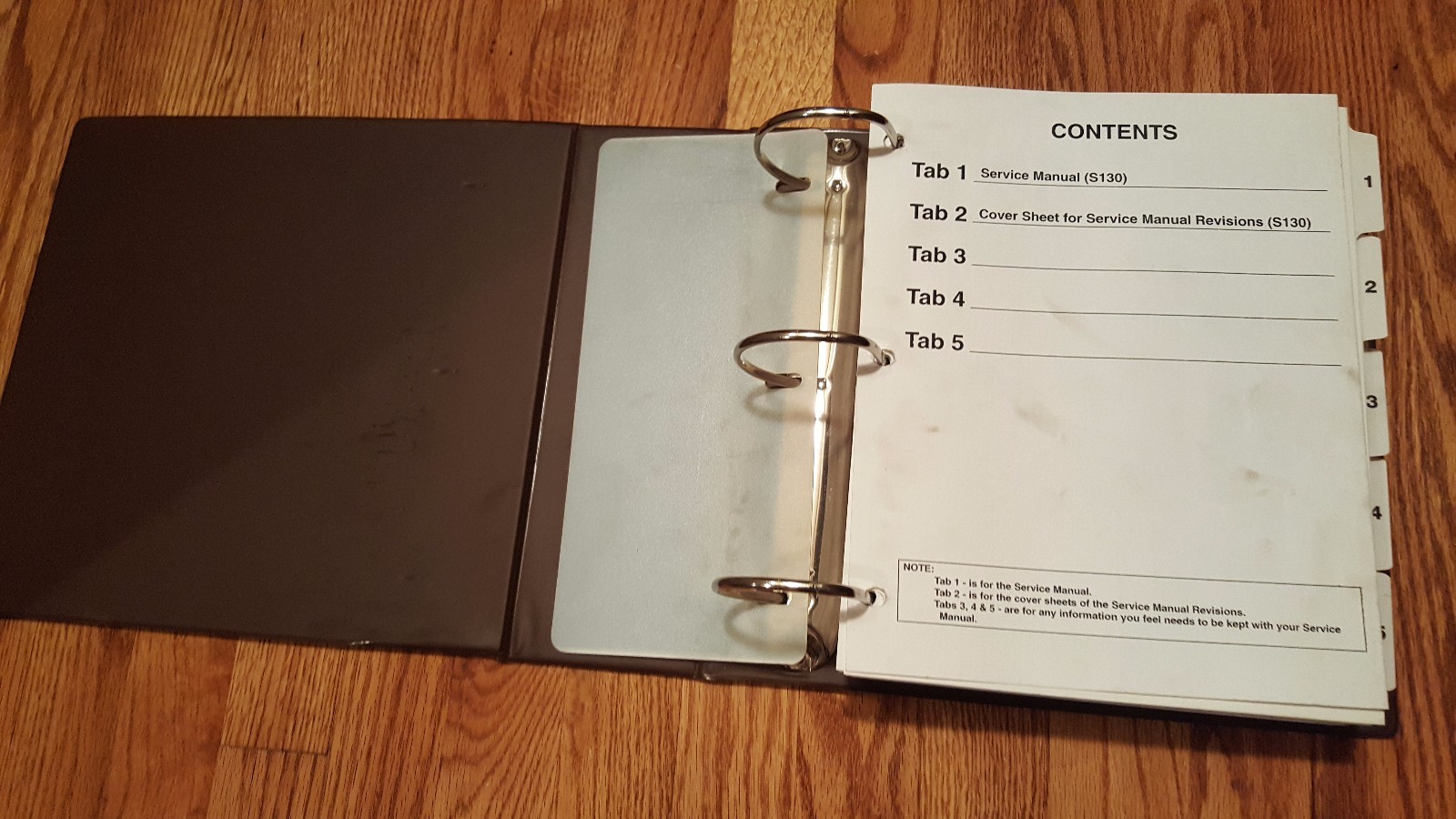 Bobcat S130 Factory Issued Service Manual w/ Binder