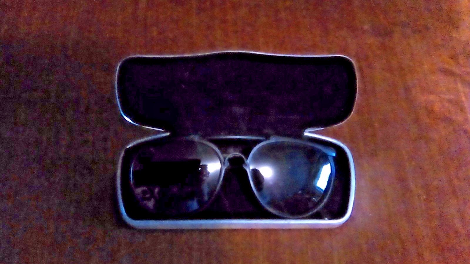 Vintage Original 1970's Eagle Eyes Glasses with Aluminum Case - Excellent