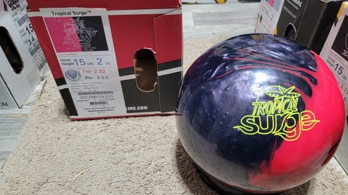 Storm Tropical Surge Pink Black Bowling Ball 1st Quality