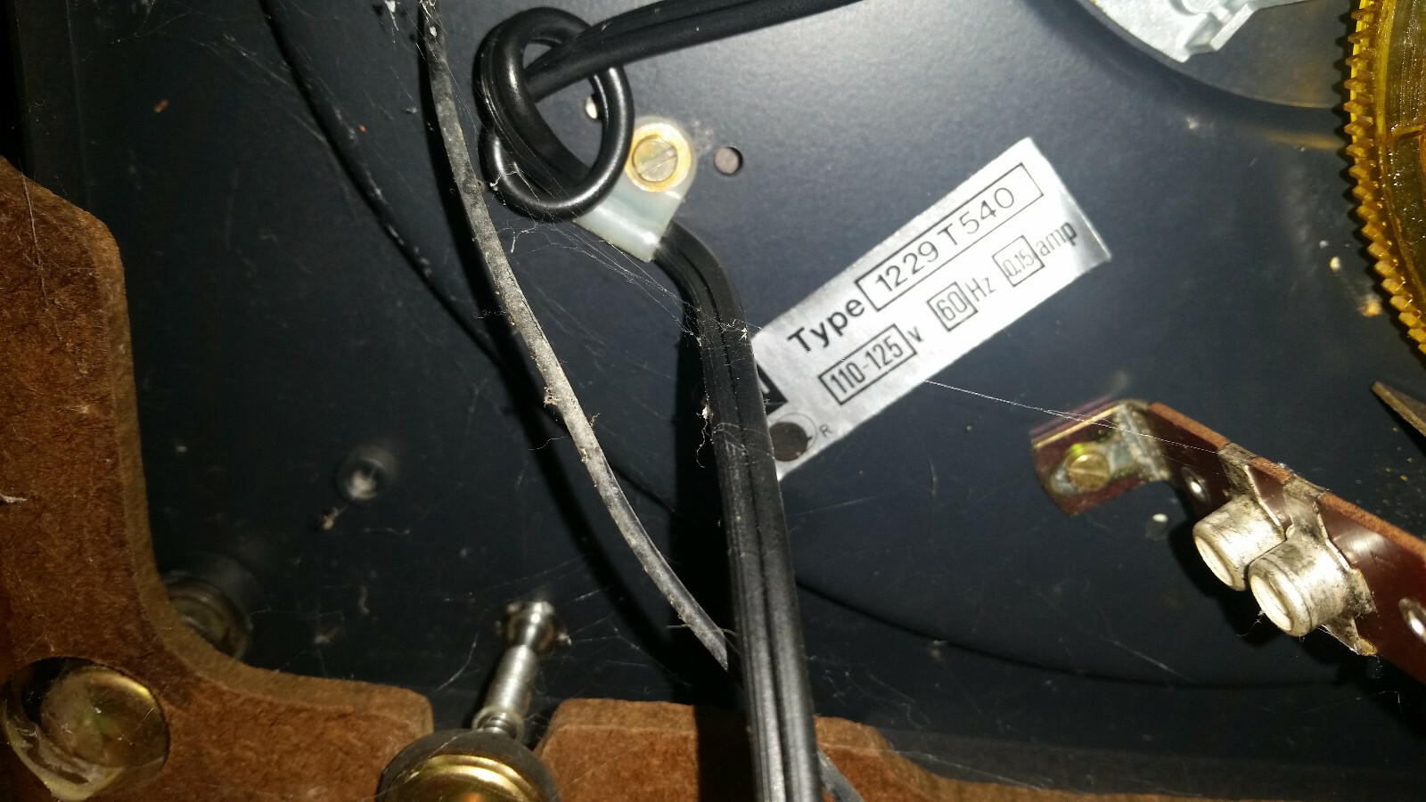 VINTAGE Dual 1229 T540 Turntable United Audio Record Player AS IS /PARTS /REPAIR