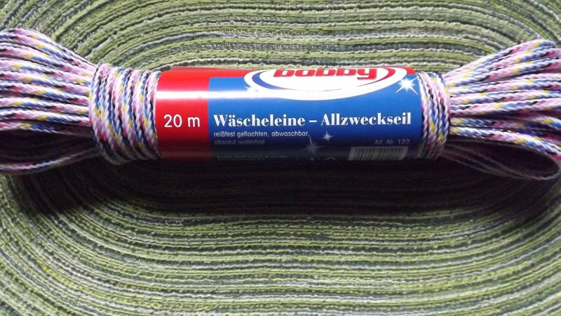 WÃ¤Scheleine Allzweckseil 20 Oder 30m Wetterfest ReiÃFest Geflochten - Abwaschbar