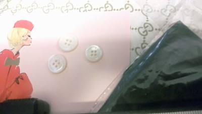 Celine Pearl Button Lot of 3, (one) 13 mm & 2-15 mm Button Set