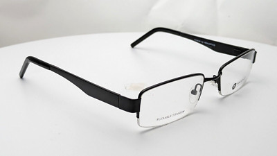 Haggar HFT530 Matte Black Rectangle Mens Eyeglasses 56mm