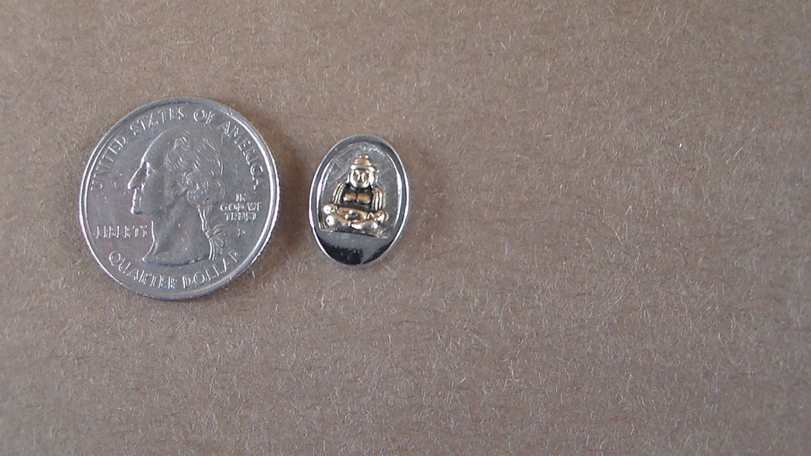 Vintage Buddha Tie Pin or Tack
