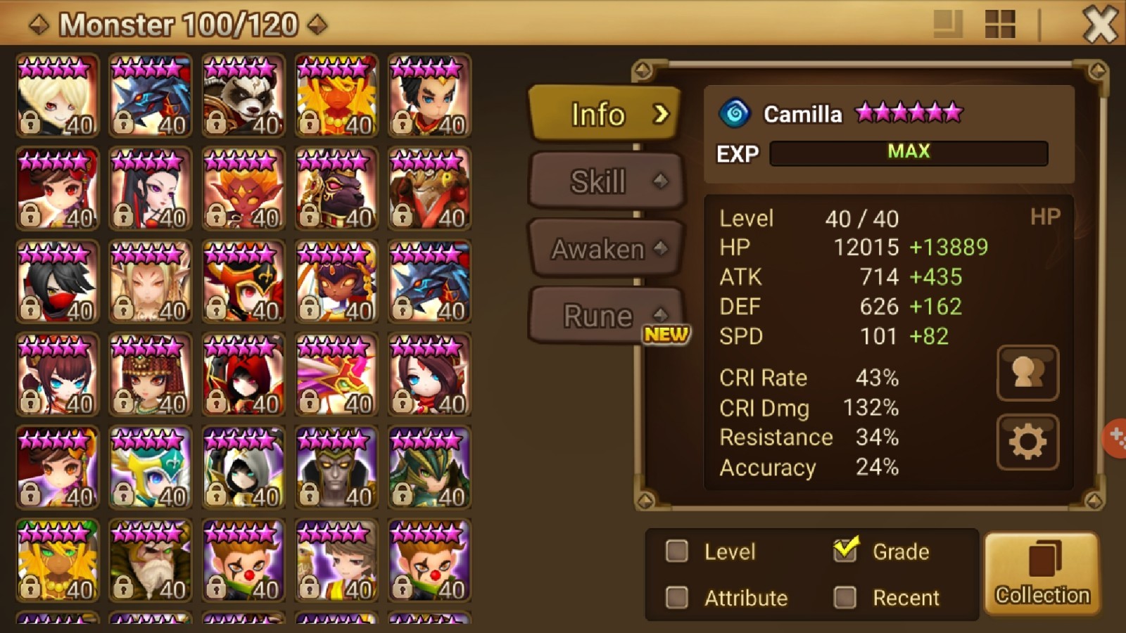 summoners war global act 43NAT5S GODLY ACCOUNT YES FORTY THREE!