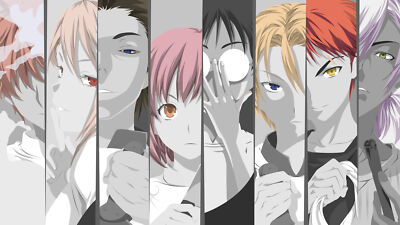 Anime s ma yukihira shun ibusaki isami aldini hisako Playmat Gaming Mat