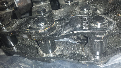 Hitachi Maxco FSCI HB78 Black Steel Pintle Drive Chain 10' Sludge Wastewater