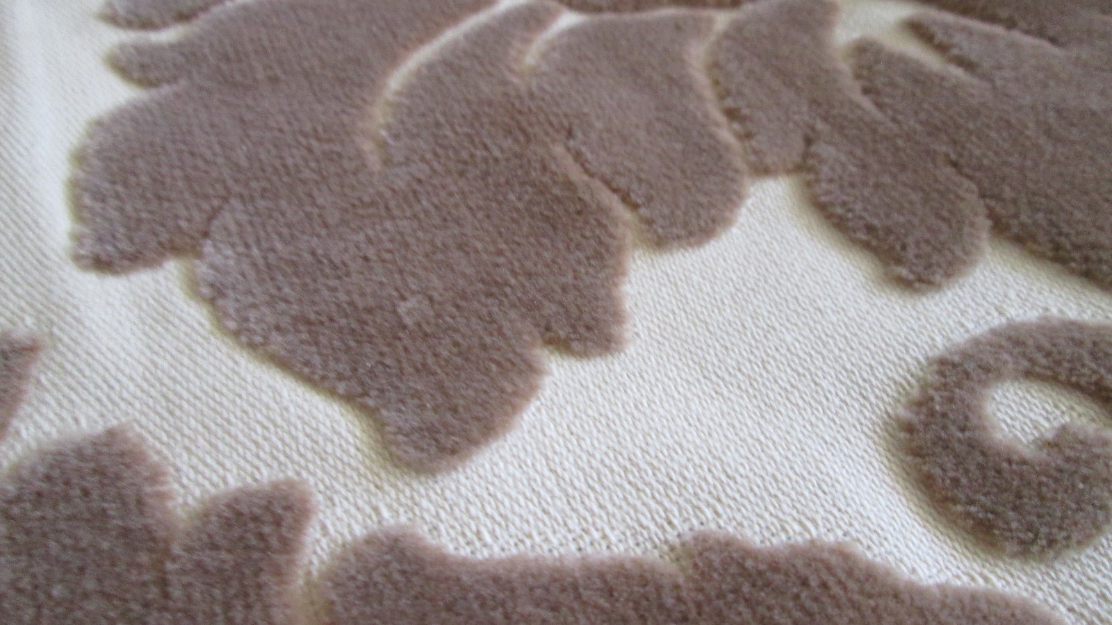 10 Yards Upholstery Fabric Velvet Brocade Taupe Cream Traditional LOT