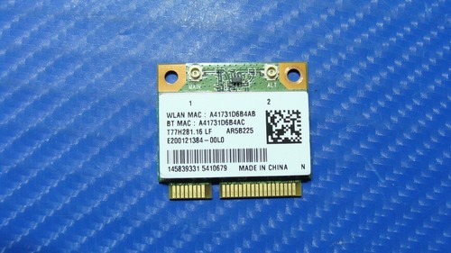Sony VAIO SVE111B11L 11.6" Genuine Wireless WiFi Card AR5B225 T77H281.16 LF ER*