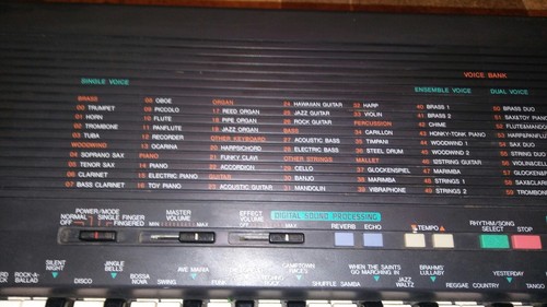 YAMAHA PSR-18  PORTABLE 61 KEY electronic keyboard very good working