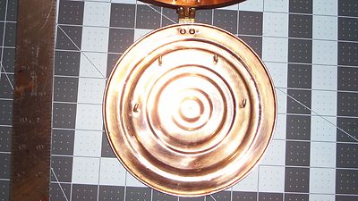 Home Sweet Home Copper & Brass Decorative Bunt Pan 