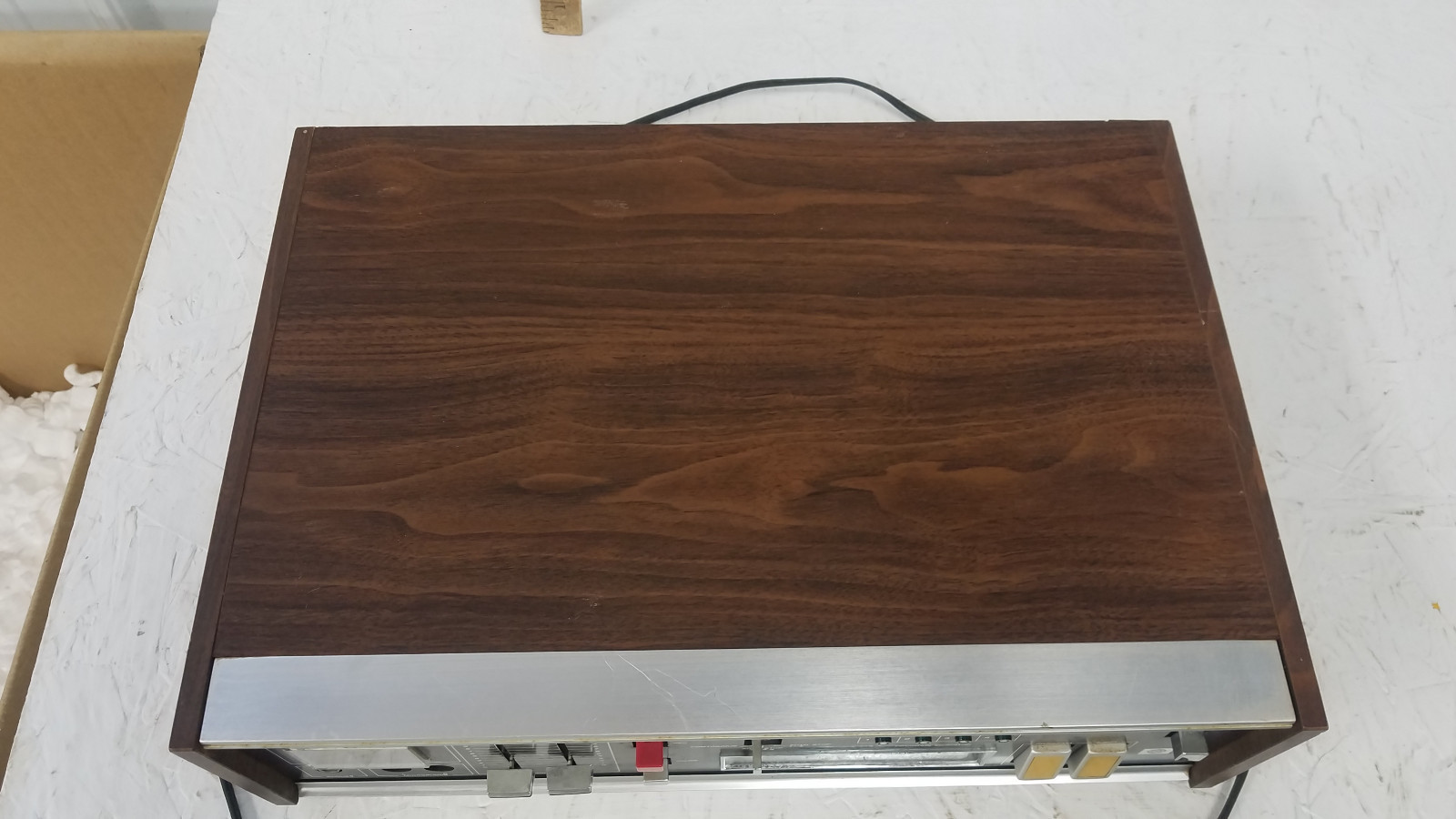 Vintage 8 Eight Track Recorder Deck Toshiba TRQ-134D Untested/ not working