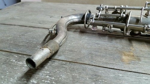 Vintage Chicago LYON & HEALY AMERICAN PROFESSIONAL SILVER SAX SAXOPHONE