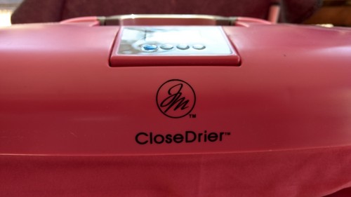 Joy Mangano Close Drier Easy Portable Drying System Pink Clothes Dryer 110V