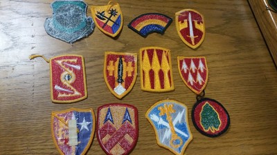 12 Various Military Patches