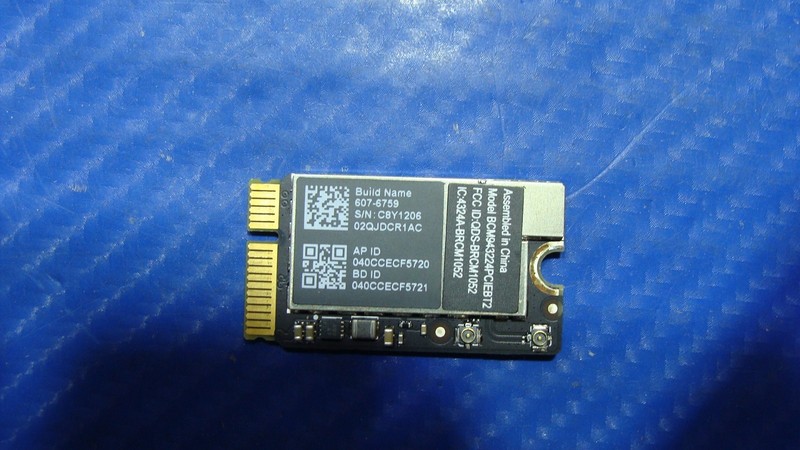 MacBook Air 11" A1370 2010 MC505LL MC506LL Airport/ Bluetooth Card 661-5687 GLP*