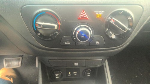 Used A/C Selector Switch fits: 2019 Hyundai Accent US market manual temperature