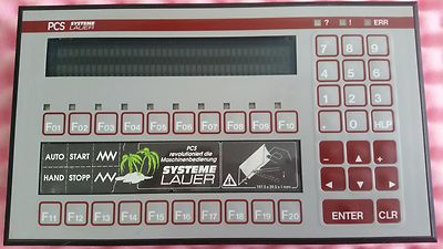 LAUER PCS 600 EUROTERMINAL  PCS600 OPERATOR PANEL PG 600.105.2 SYSTEME LAUER