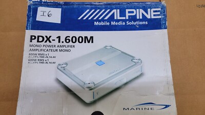 Alpine PDX-1.600M 1-Channel Car Amp * Classic *