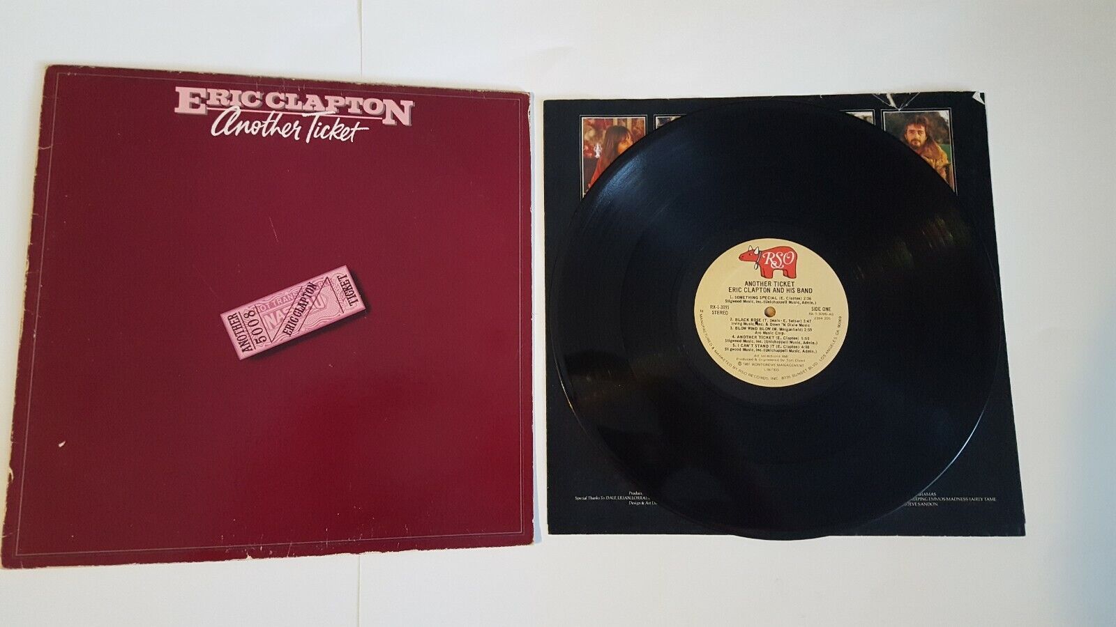 Eric Clapton – Another Ticket LP1981 RSO (2394 295) VG/VG Eric Clapton – Another Ticket LP1981 RSO (2394 295) VG/VG
