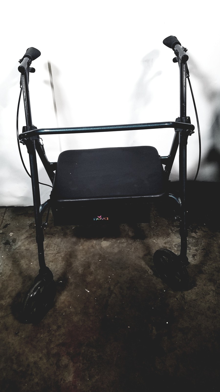 NOVA Lightweight Transport Chair, 300lbs Capacity, 12” Rear Wheels