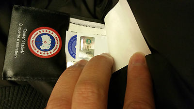 Pre-owned Label Edition Brand Red  Black Canada Goose Hologram Chilliwack Xl Jacket