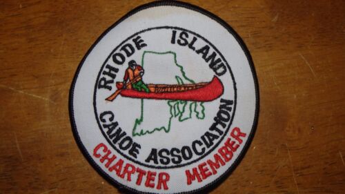 RHODE ISLAND CANOE ASSOCIATION PATCH  BX J #19