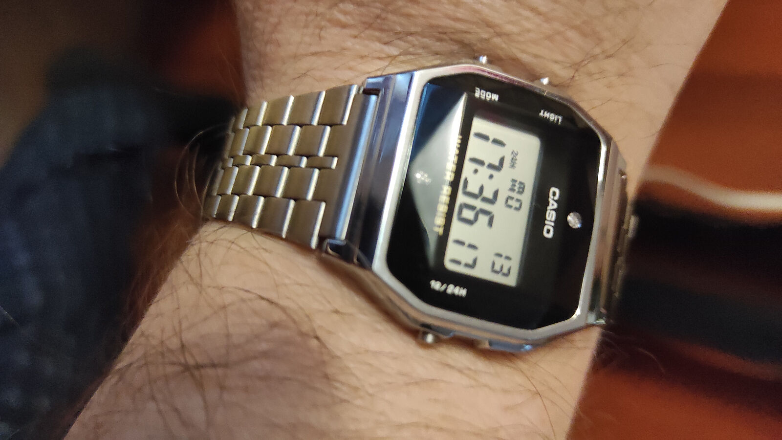A159WAD-1 Casio Men's Diamond Series Watch Stainless Steel A159WAD-1 Casio Men's Diamond Series Watch Stainless Steel