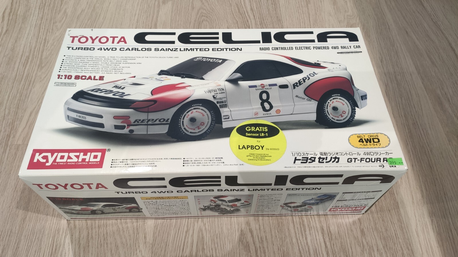 京商ミニッツ TOYOTA CELICA TURBO 4WD WRC 1992 MINI-Z AWD Toyota CELICA TURBO 4WD No.7 WRC 1993 Juha