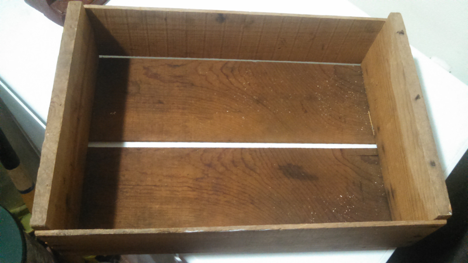 MOUNTAIN LION Vintage Wood Fruit Crate Box COLORADO PEACHES Paper Label