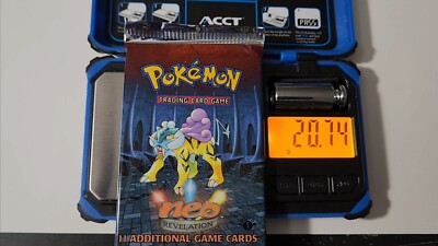 1st Edition Pokemon Neo Revelation Raikou Booster Pack Heavy WOTC 2001 Pokémon 
