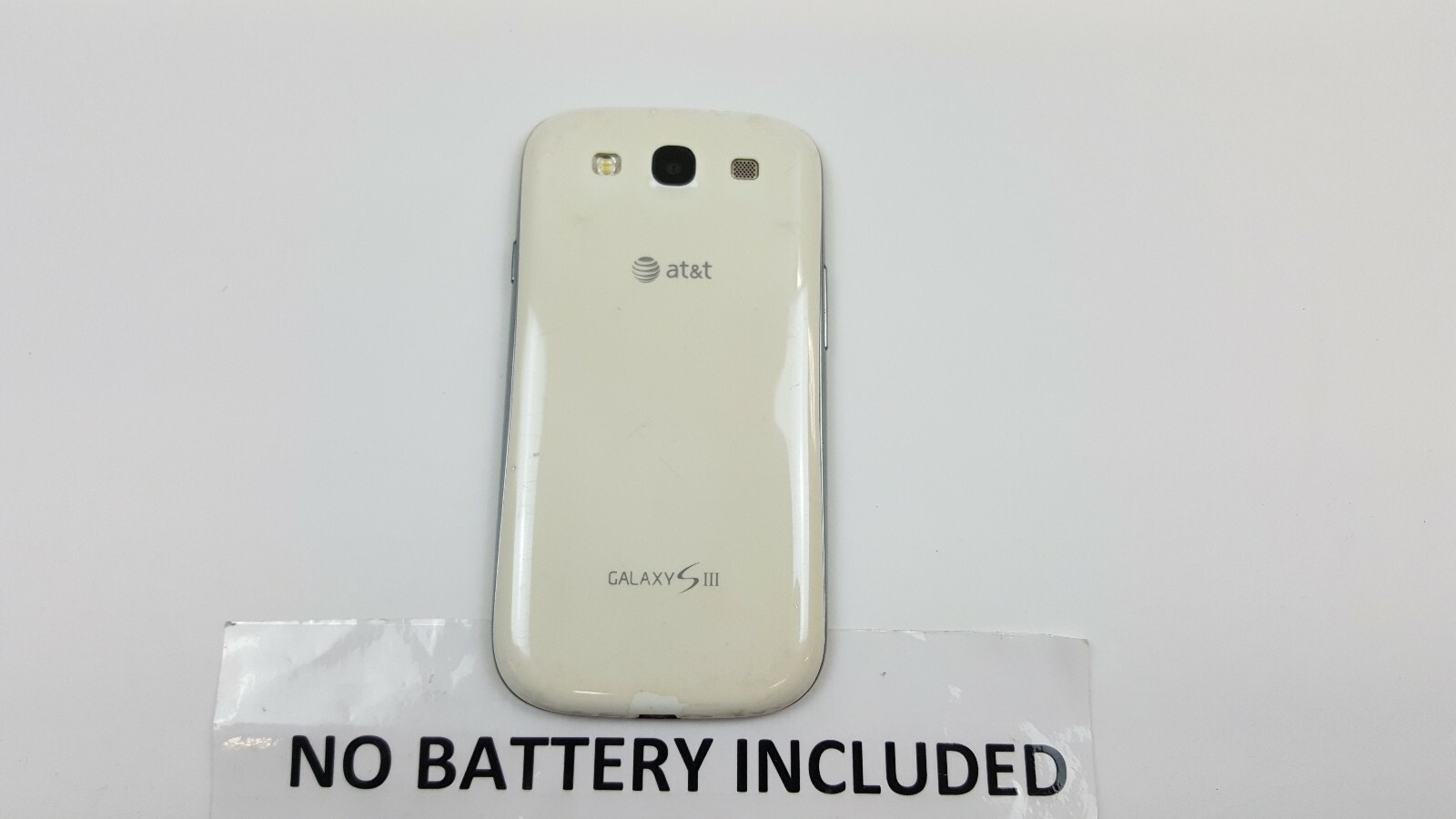 Samsung Galaxy S3 (SGH-I747) 16GB - White (AT&T) Cracked Clean IMEI T2044