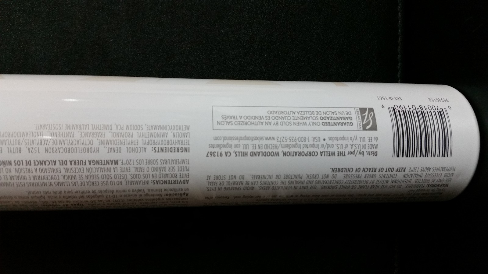 Sebastian Shaper Hold and Control Hairspray 10.6 oz - LOT OF (2) BOTTLES