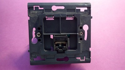 Legrand 84345 Sagane Double Connecteur RJ45 Biplite – Neuf Sous Blister