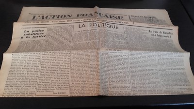 Nationalist Journal 'L'Action Francaise' September 30, 1934 No. 273 ABE