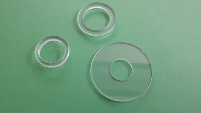 PLEXIGLAS XT Farblos klar,  Ring Unterlegscheibe in 5 mm Strke Gre whlbar
