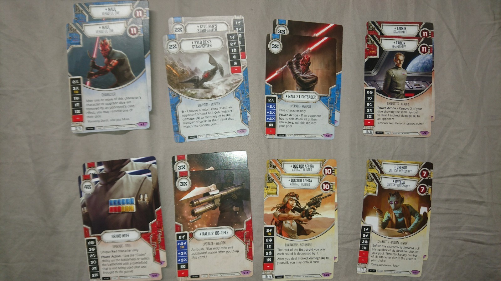 Star Wars Destiny Legacies Two Players Set and Rivals Lot