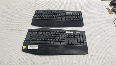 Logitech K850 Y-R0061 820-008064 Wireless Bluetooth Keyboard Lot Of 2