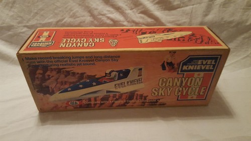 Vintage Evel Knievel Canyon Sky Cycle factory sealed 1974