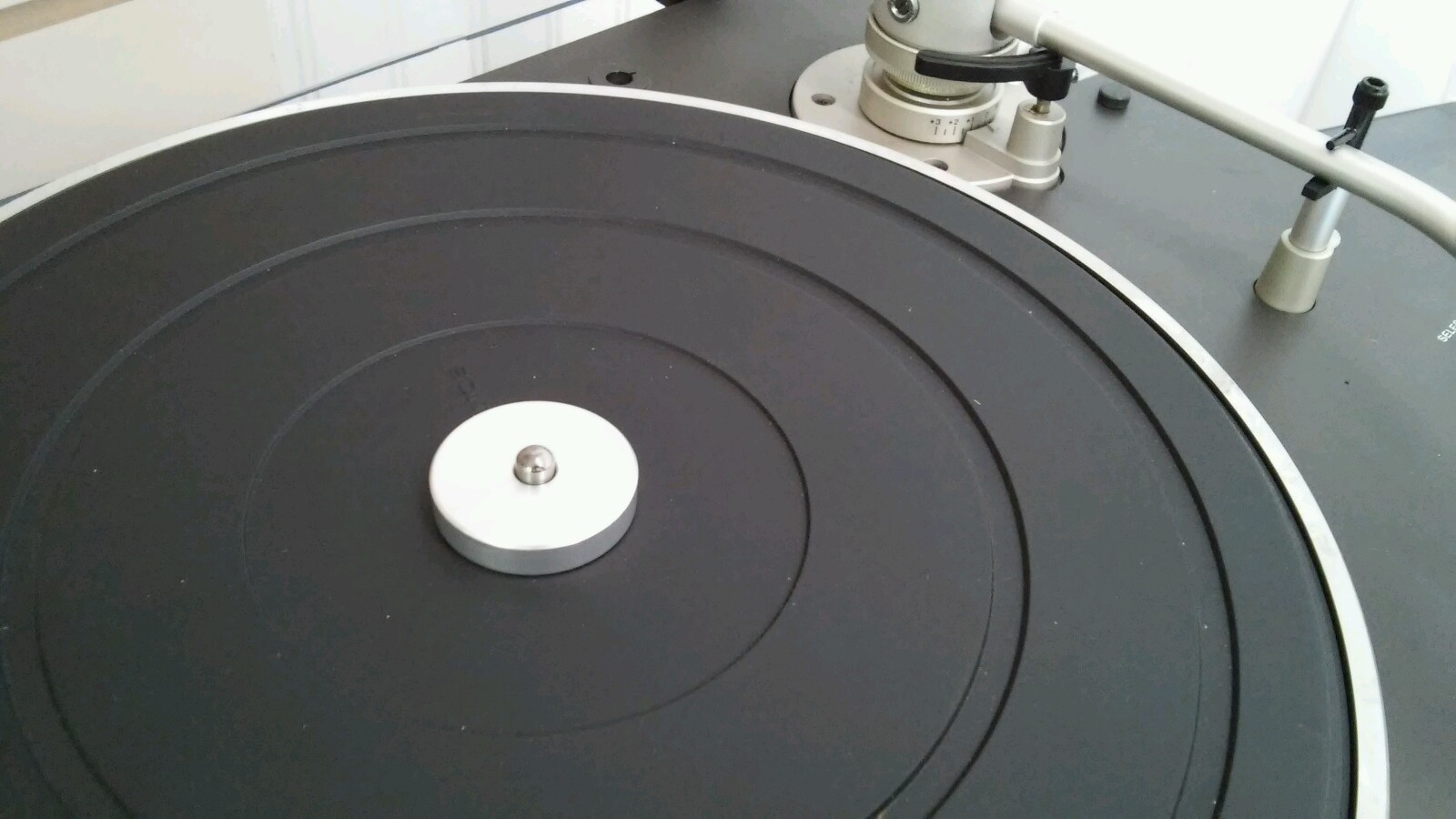 45 RPM Spindle Adapter Polishished Aluminum