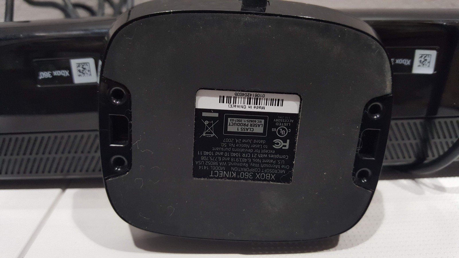 Microsoft Xbox 360 Kinect Motion Camera with Zoom Add On