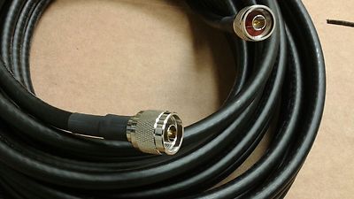 US MADE LMR-400 N Male to N Male Cb Ham Radio 50 ohm COAX CABLE Antenna 20 ft. Buy it now for 21.0
