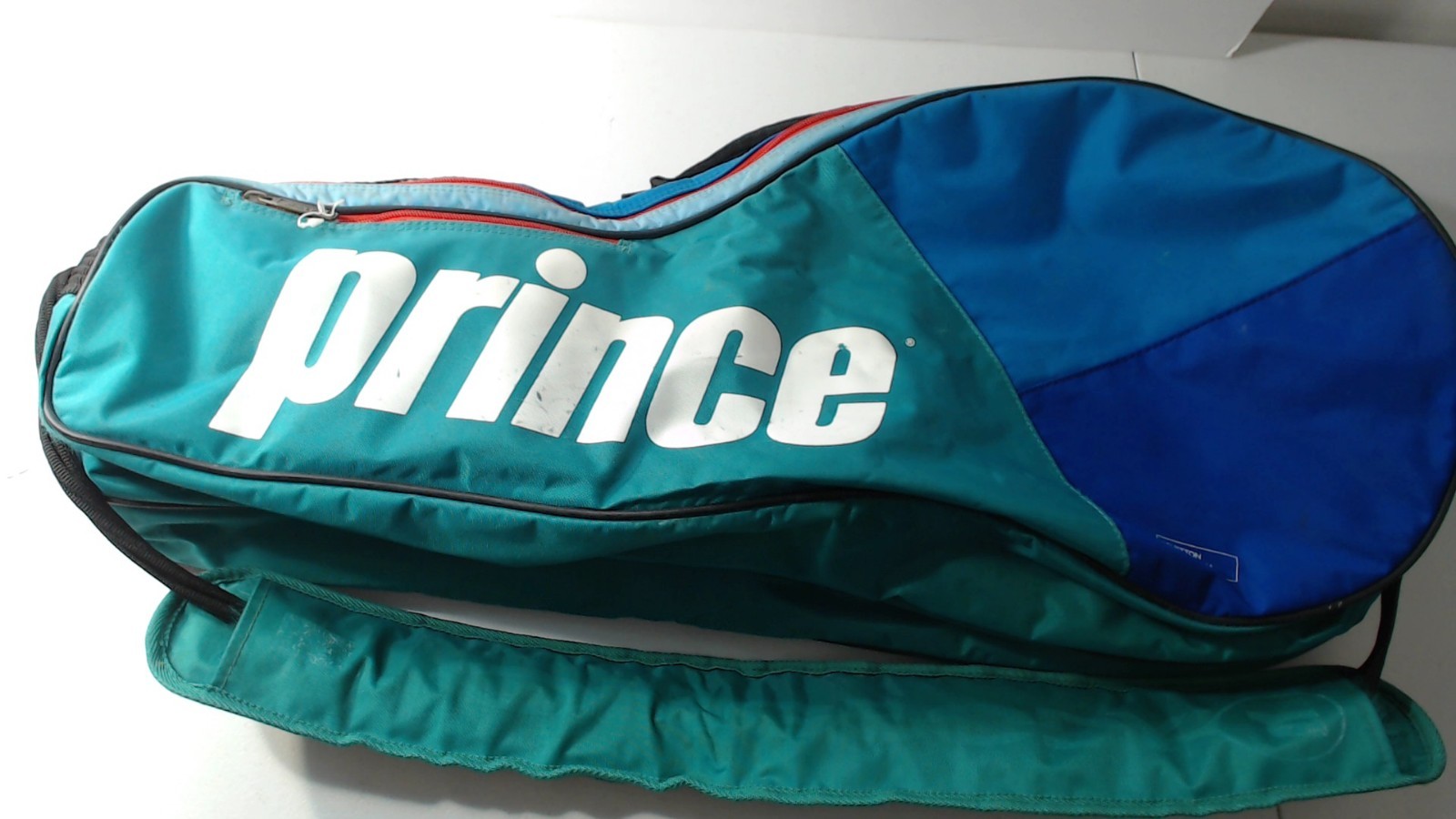 Vintage Prince Benetton Sportsystem Tennis Racquet Pro Team Bag many Autographs