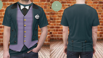 Halloween Haunted Mansion Costume Shirt  Haunted Mansion Cosplay 3D Shirt