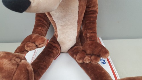 Vintage 1997 18' inch tall Looney tunes wile e coyote Stuffed animal plush toy