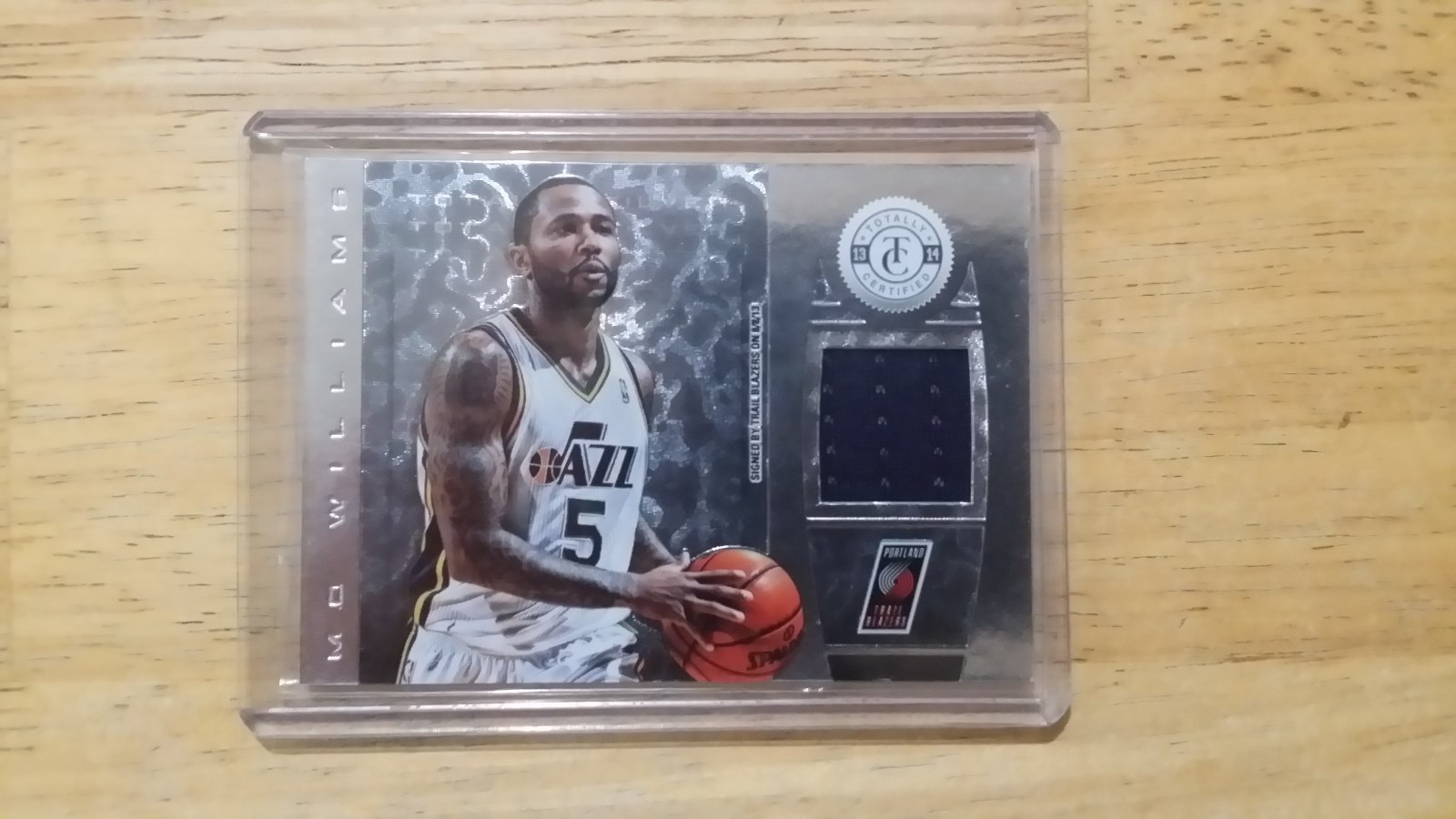 2013 Panini Totally Certified Mo Williams  #10 Patch Card