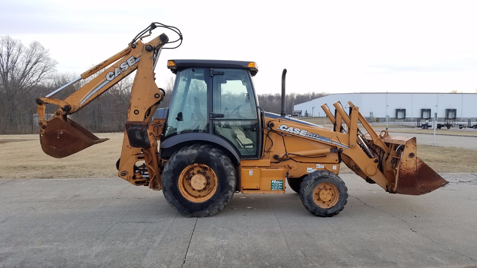 2007 Case 580 Super M SeriesII Backhoe 4x4 Ex-Hoe Clamshell Cab Extendahoe