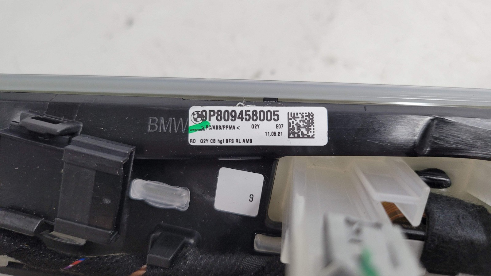0 Bmw G80 OEM Carbon Dashboard Trim Including Aircon Controls RHD 8094580 9P809458 image 8