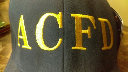 ACFD Fire Department Public Service Flex Fit Baseball Hat Cap
